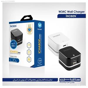 شارژر دیواری آینوبن مدل W34c inoben W34c Wall Charger