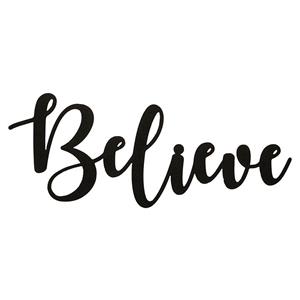 تابلو مینیمال رومادون طرح Believe کد 2780 