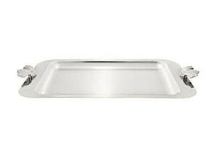 سینی دسته براق رویال بزرگ کف گلدار دیاکو کد 372sh