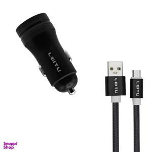 شارژر فندکی 5 وات لیتو مدل LC-C13 به همراه کابل USB-C 
