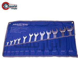 مجموعه 12 عددی آچار دو سر تخت مستر مدل 5-2CR