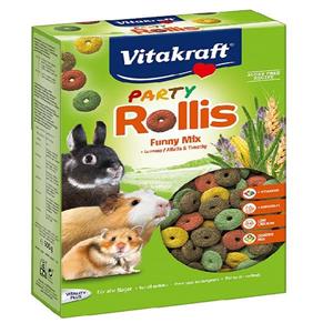 غذای تشویقی جوندگان ویتاکرافت مدل Rollis Party کد 25247 وزن 500 گرم