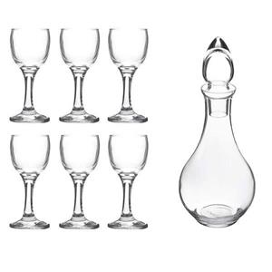 ست تنگ و لیوان 7 پارچه پاشاباغچه کد 95485 Pasabahce 95485 Crafee and Glass Set 7 Pcs