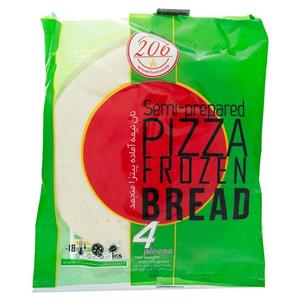 نان نیمه آماده منجمد پیتزا 206 مقدار 450 گرم 206 Pizza Frozen Semi-Prepared Bread 450gr