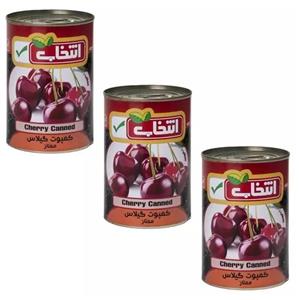 کمپوت گیلاس ممتاز انتخاب - 420 گرم بسته 3 عددی