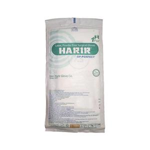 دستکش جراحی لاتکس حریر مدل 01 سایز 7.5 بسته 400 عددی