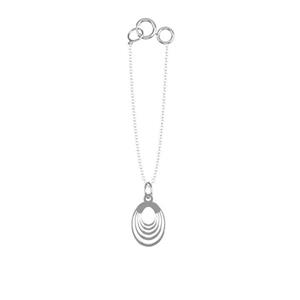 آویز ساعت طلا 18 عیار زنانه مدوپد مدل بیضی کد W-AA12354