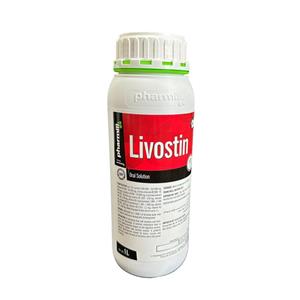محلول کبدشور پرندگان لیووستین مدل Livostin حجم 1000 میلی لیتر