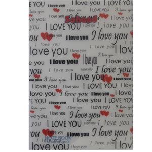 دفتر نقاشی 50 برگ  سهند طرح i love you کد 004