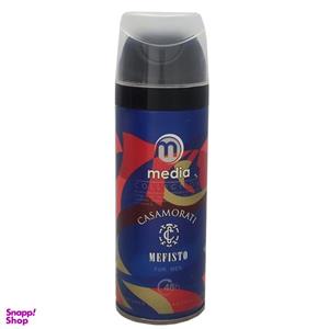 اسپری خوشبو کننده بدن مردانه مدیا مدل Casamorati Mefisto حجم 200 میلی لیتر