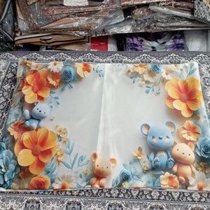 رو بالش مدل ساتن به همراه کش مو و چشم بند خواب