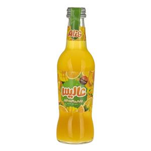 نوشیدنی پرتقال انبه گازدار عالیس مقدار 250 میلی لیتر Alis Carbonated Orange Drink With Mango 250ml 