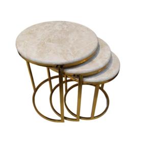 میز عسلی مدل ارکیده مجموعه سه عددی