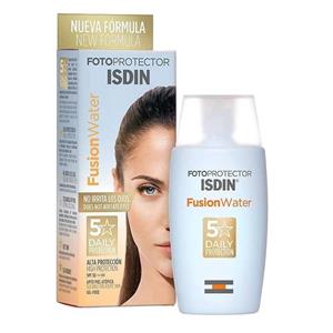 کرم ضد آفتاب بدون رنگ ایزدین SPF 50 مدل nuvea  ‌مناسب انواع پوست حجم 50 میلی لیتر
