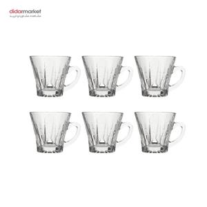 استکان آدریا گلس مدل S-4239 بسته 6 عددی