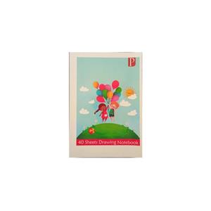 دفتر نقاشی 40 برگ مدل بادکنک