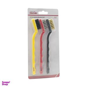 برس سیمی آرشا مدل YP-7INCH-3PCS مجموعه 3 عددی