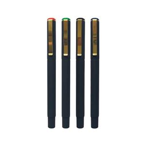 روان نویس سی.کلاس مدل گیره طلایی طرح بدنه جیر بسته 4 عددی