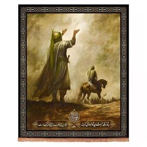 پرچم خدمتگزاران مدل کتیبه تصویری محرم طرح به تو و قد رشید تو حسودی کردند 40002844