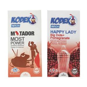 کاندوم کدکس مدل Matador بسته 12 عددی به همراه کاندوم مدل Happy Lady بسته 10 عددی