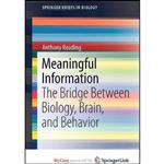 کتاب Meaningful Information اثر Anthony Reading انتشارات Springer