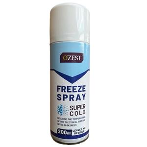 اسپری تمیز کننده خشک و فریز اوزست مدل Super Cold حجم 200 میلی لیتر