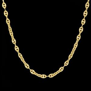 زنجیر طلا 18 عیار زنانه طلای مستجابی مدل کاملیا کد 50 