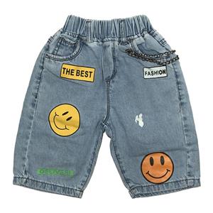 شلوارک جین بچگانه مدل لبخند کد 10085