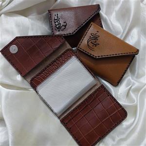 جاکارتی چرم طبیعی دکمه دار کد 115