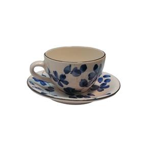 ست فنجان و نعلبکی سرامیکی طرح گل