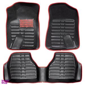 کفپوش سه بعدی خودرو مدل A-h دو رنگ مناسب برای سمند سورن پلاس