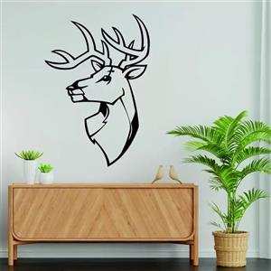 استیکر مدل چوبی گوزن کد T424 -