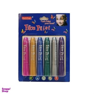 پاستل گریم صورت مدل پیچی کد 6-800 بسته 6 عددی