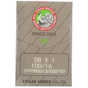 سوزن چرخ خیاطی اورگان نیدل مدل ORGAN NEEDLES DB orginal pack سایز 16بسته 10 عددی