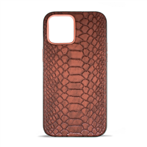 قاب گوشی اپل iPhone 13 Pro مک کوی مدل Snake Skin چرمی