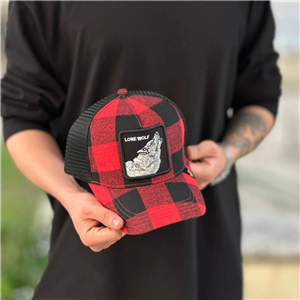 کلاه گورین lone wolf چهارخانه