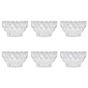 کاسه شیشه و بلور اصفهان مدل فلورانس کد 923 بسته 6 عددی