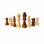 مهره شطرنج چوبی فدراسیونی (سایز بزرگ )کد  1293