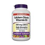 کلسیم سیترات و ویتامین D3 وبر نچرالز Webber natural Calcium Citrate Vitamin D3