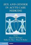 Sex and Gender in Acute Care Medicine