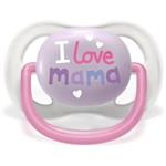 پستانک تکی الترا ایر 0-6 ماه طرح I LOVE MAMA  اونت Avent 