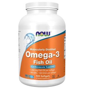 روغن ماهی امگا 3 ناو اصل | NOW Omega-3 Fish Oil 500 Softgel
