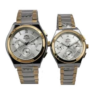 ساعت فلزی اورینت ست مردانه و زنانه  ORIENT VIP – 69243