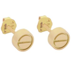 گوشواره طلا 18 عیار زنانه طلای مستجابی مدل گلگوش گرد کد 04 -
