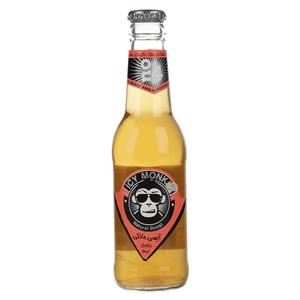 نوشابه گازدار با طعم لیمو زنجبیل آیسی مانکی وزن 250 میلی لیتر Icy Monkey Ginger Lemon Carbonated Drink 250Ml