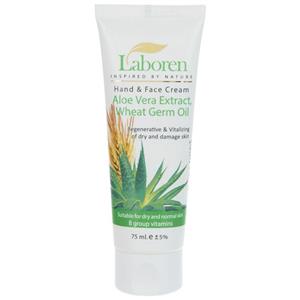 کرم مرطوب کننده لابورن مدل Aloe Vera Extract حجم 75 میلی لیتر Laboren Aloe Vera Extract Moisturising Cream 75ml