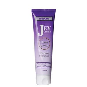 کرم پا با عصاره عسل جی حجم 100 میلی لیتر Jey Honey Foot Cream 100ml