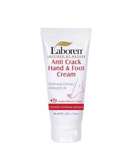 کرم ترک دست و پا لابورن مدل Mimosa Extract حجم 50 میلی‌لیتر Laboren Mimosa Extract Hand And Foot Heel Cream 50ml