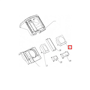 نشانگر کیلومتر کد 6116503 کامیون M1929 آمیکو
