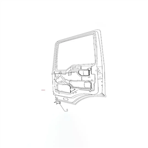 مجموعه کلید درب چراغ کابین لای درب کد 6116404 کامیون M1929 M2631 M2640 آمیکو